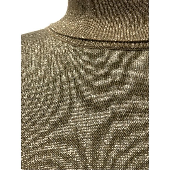 Pickett & Smith Gold Turtleneck Sweater - Picture 3 of 5